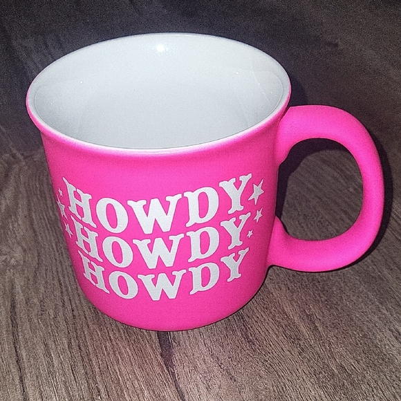 Sunday Morning Ceramics Other - Pink HOWDY Mug